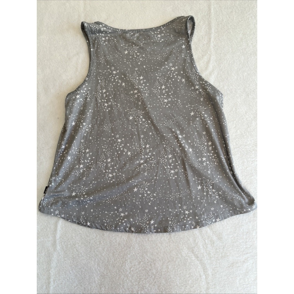 Eddie Bauer Pajama Top Women's Large Gray Star - Picture 2 of 11